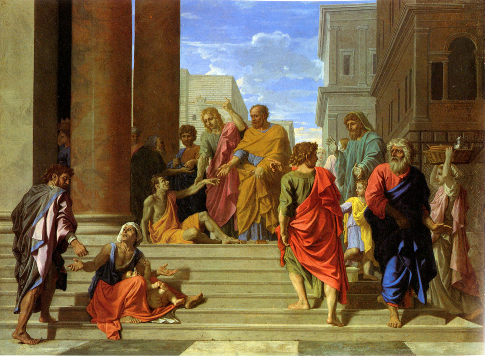Peter and John Healing the Lame ManNicolas Poussin